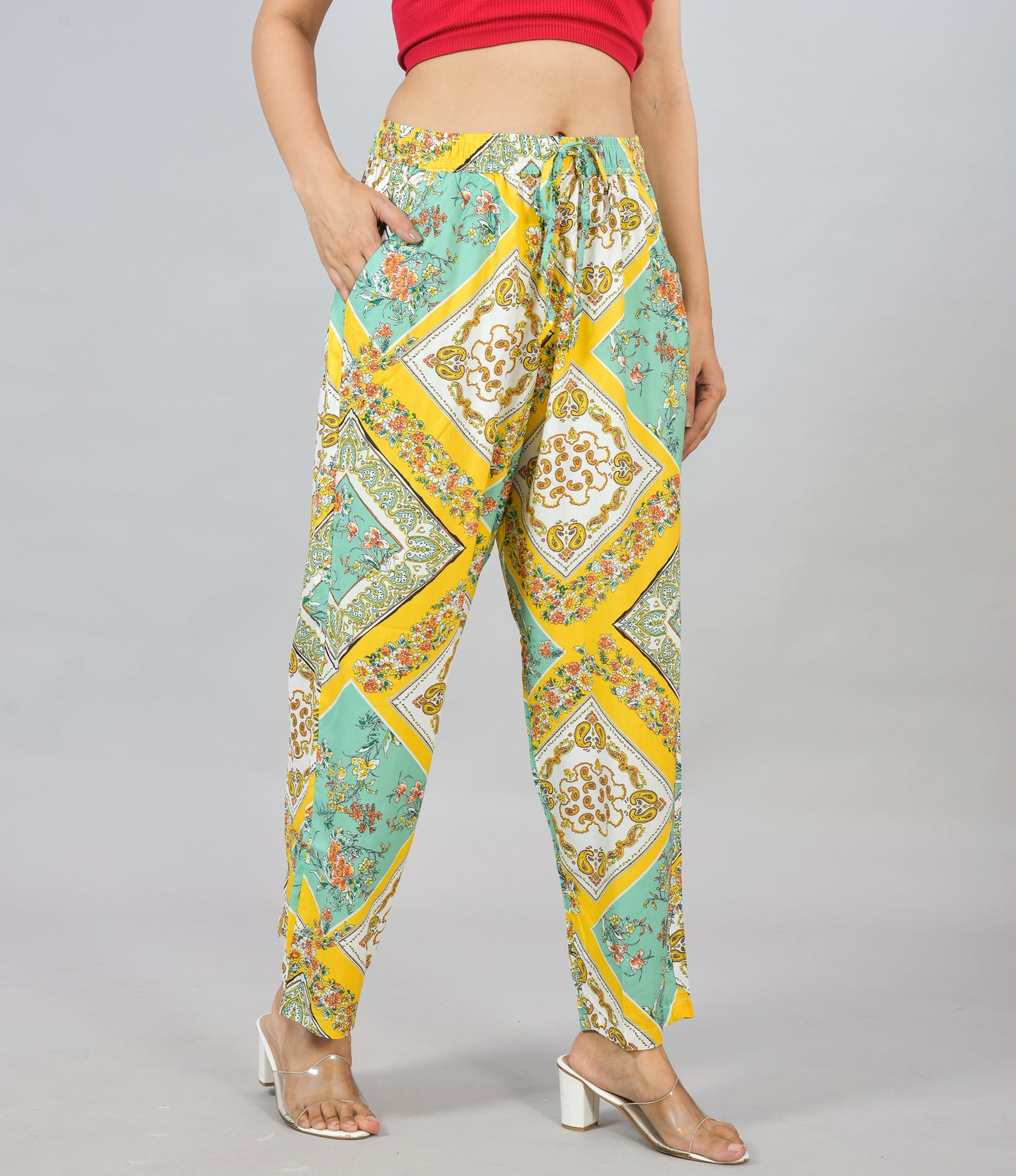 Golden Day Rayon Easy Pants
