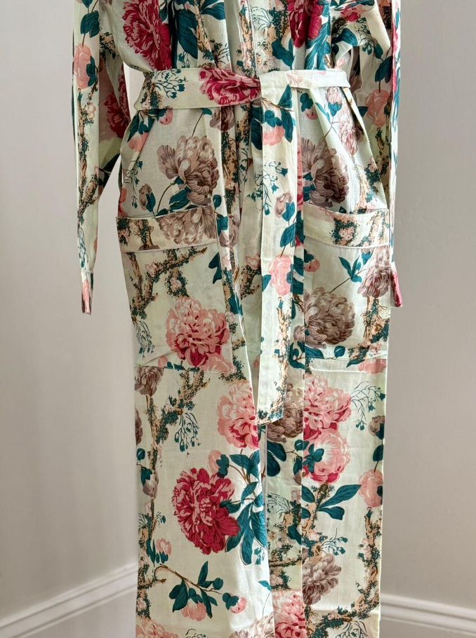 Wild Bird Cotton Bath Robe