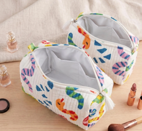 Toiletry Pouch Set of 3 Playful & Sneaky