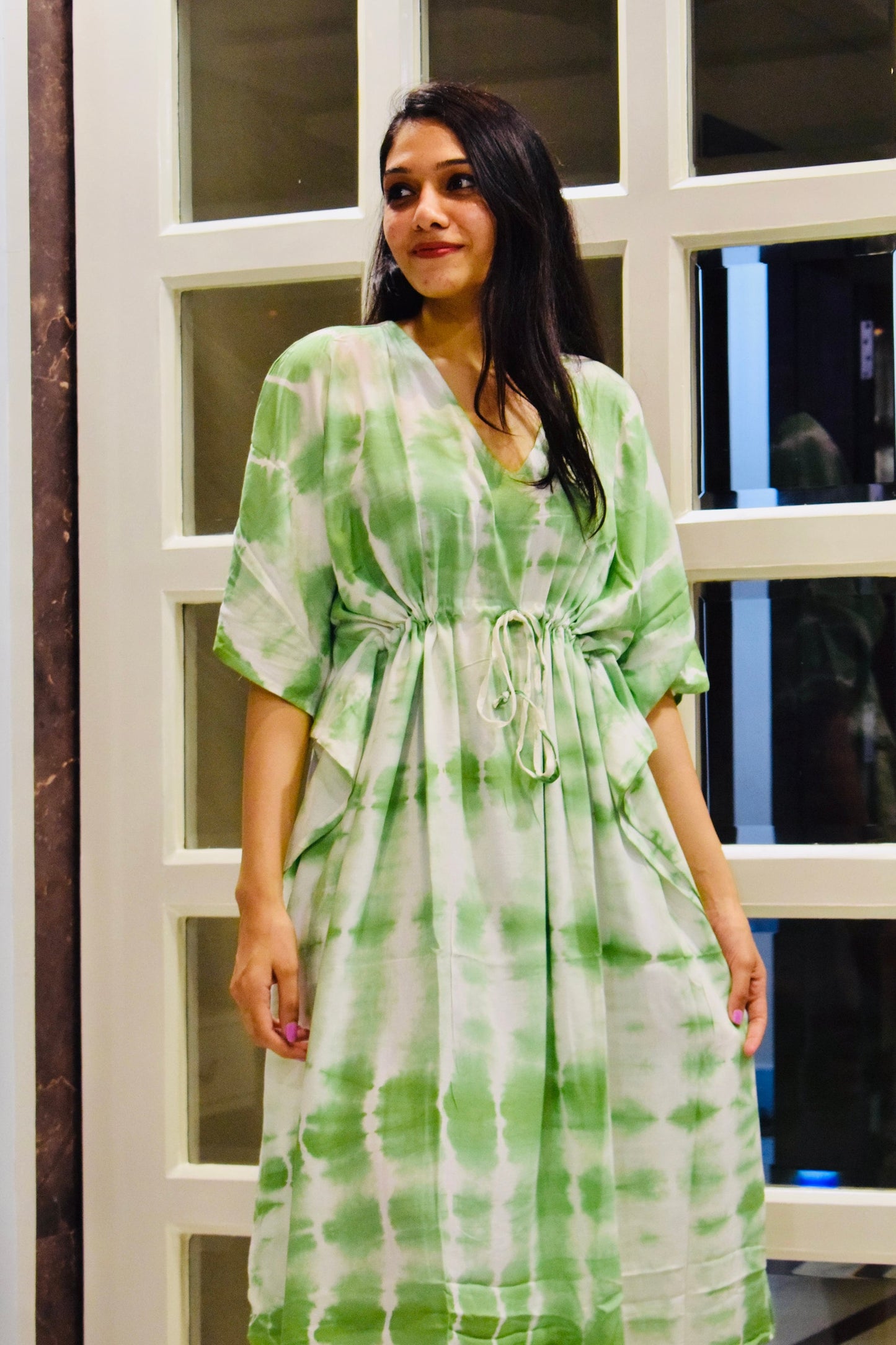 Tie Dye Kaftan Dress