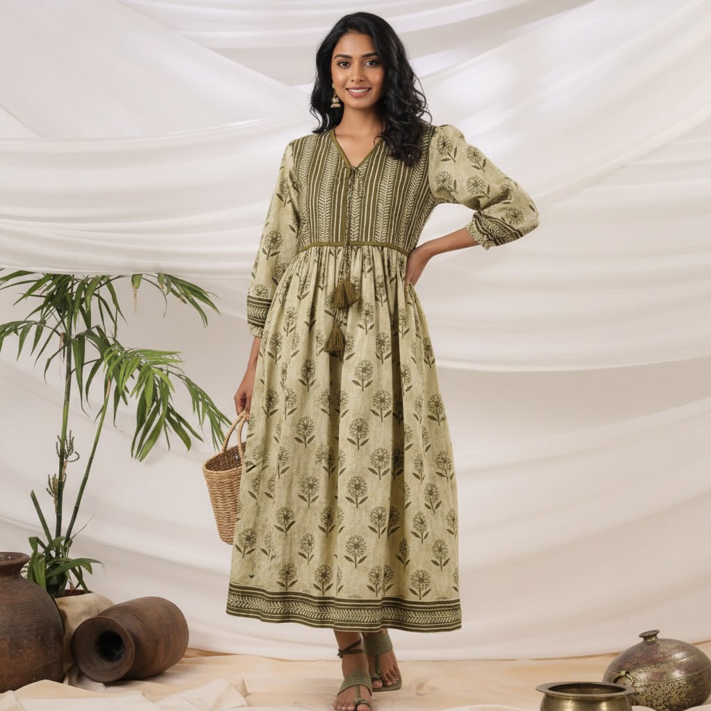 Olive Midi Dress