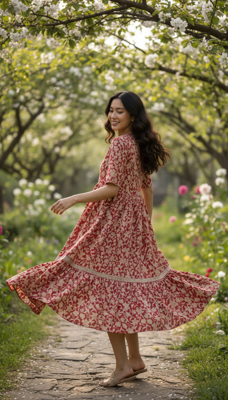 Spring Calling Midi Dress