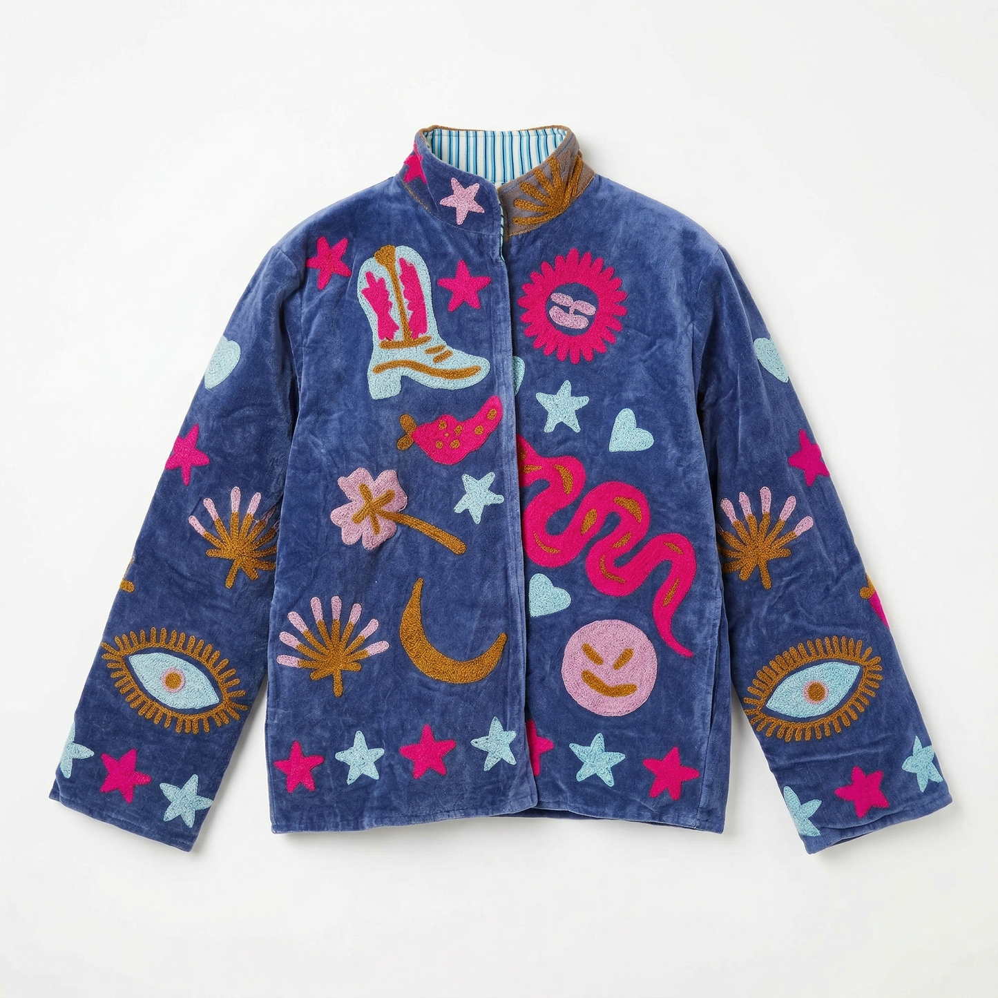 Blue Moon Rodeo Reversible Velvet Jacket