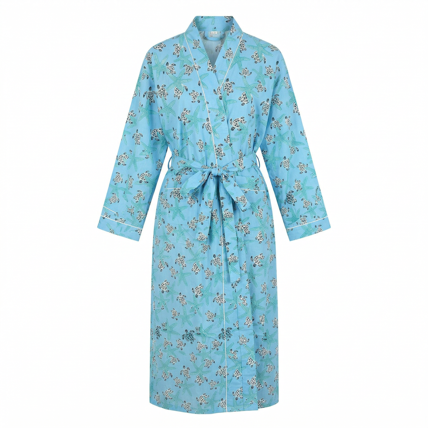 Blue Ocean Cotton Robe