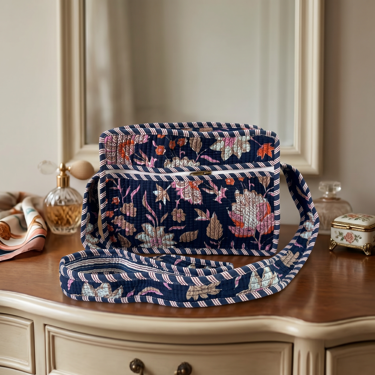 Midnight Bloom Sling Bag