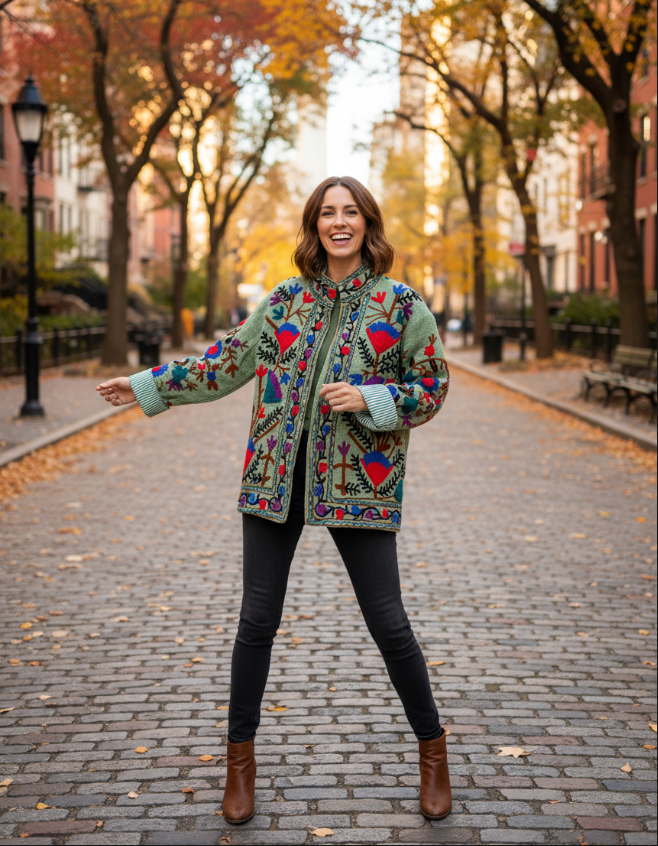 GREEN SUZANI JACKET