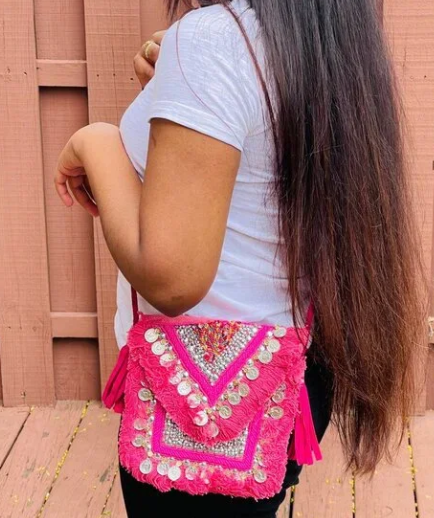 Baby Pink Eco-Jute Bag
