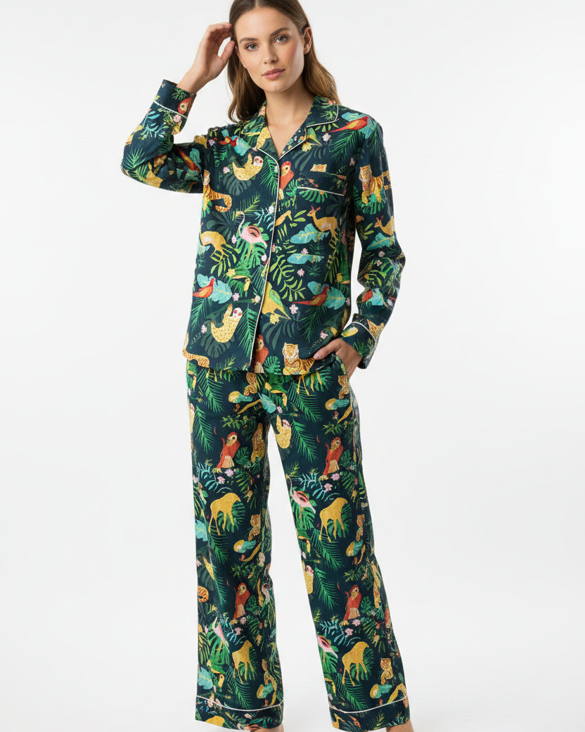 Cotton Long PJ Set