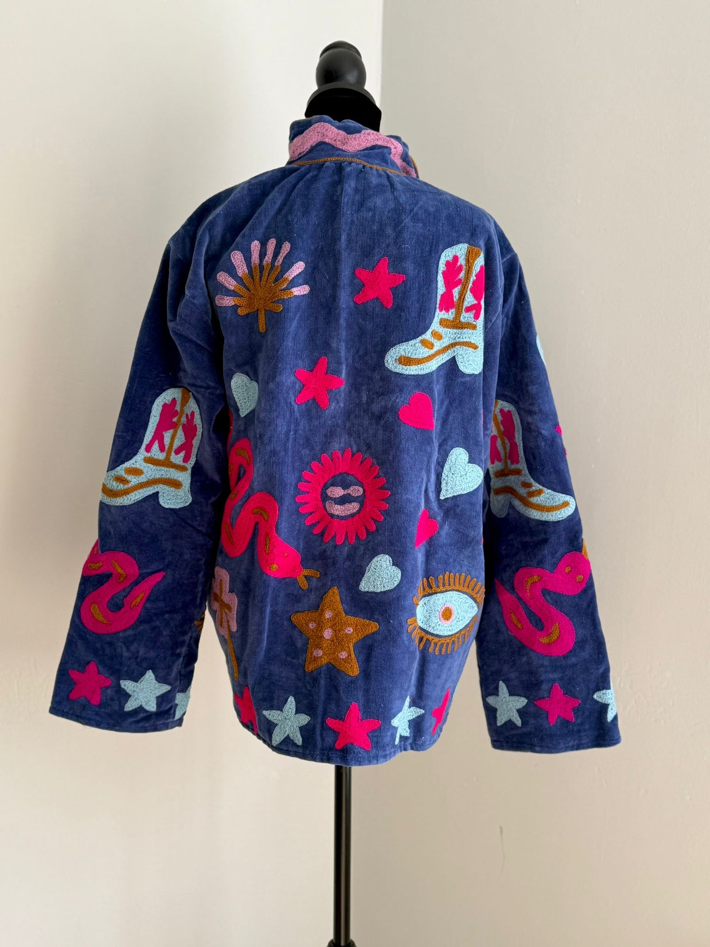 Blue Moon Rodeo Reversible Velvet Jacket