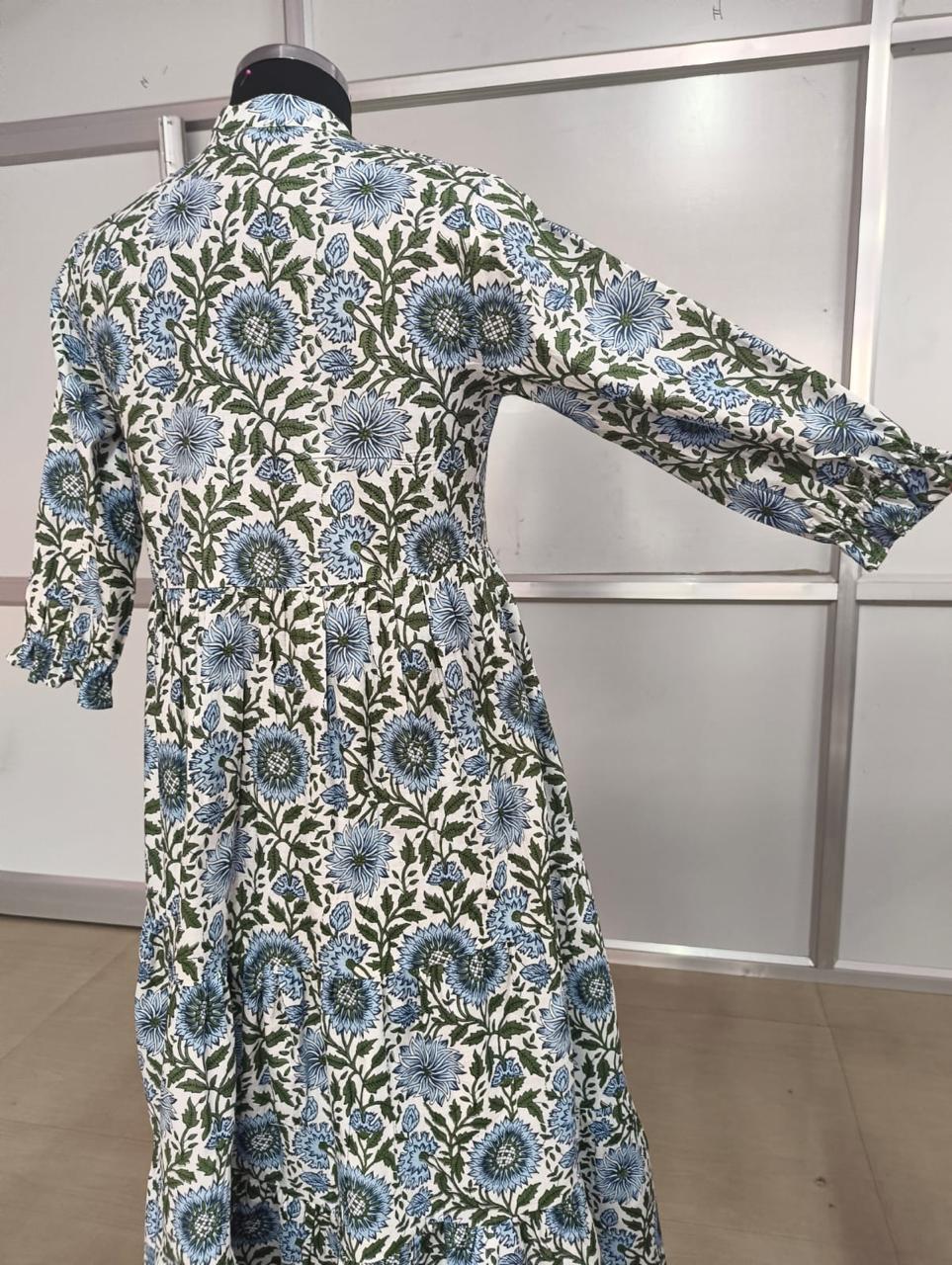 Summer Floral Cotton Dress
