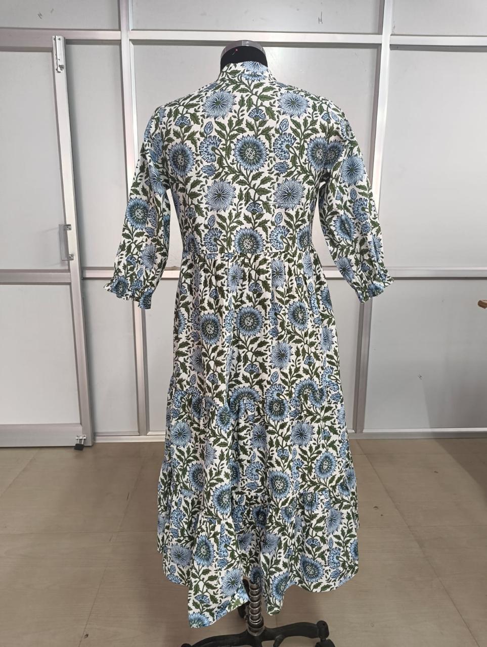 Summer Floral Cotton Dress