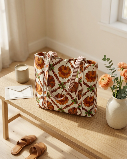Floral Tote Bag