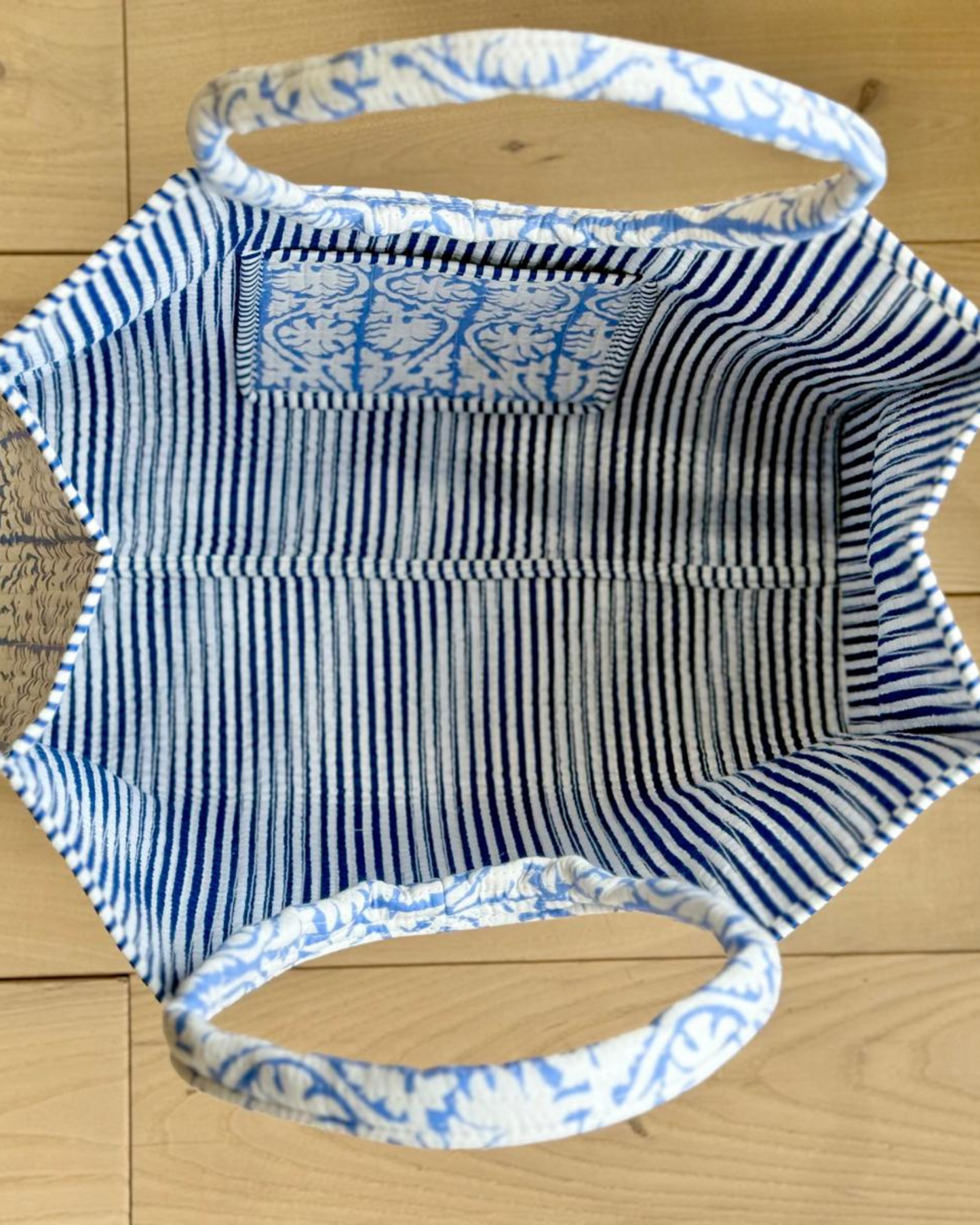 Blue Tote Bag