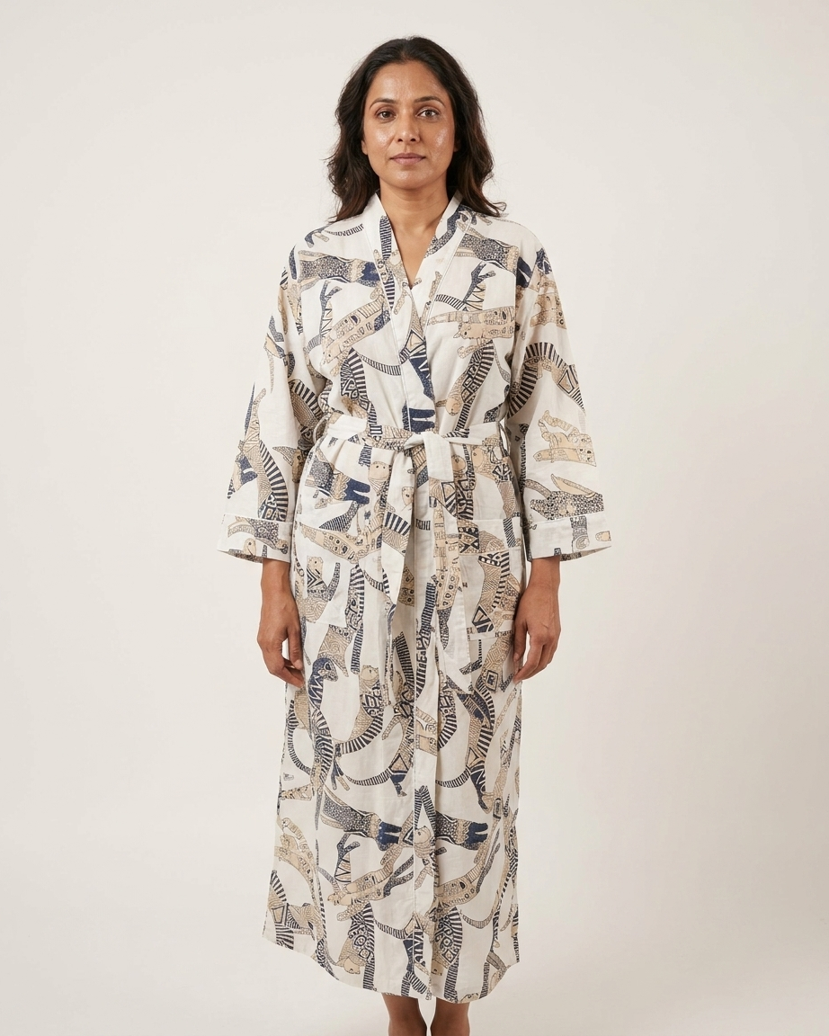 100% Cotton Kimono Robe