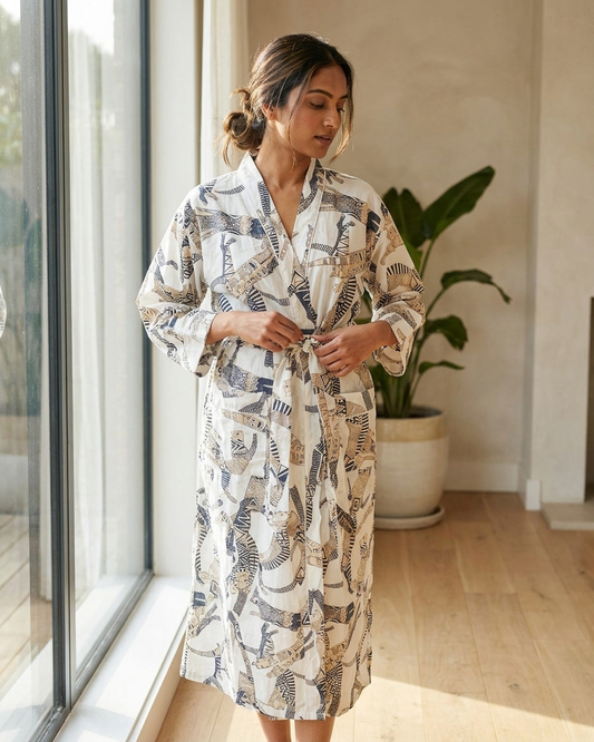 100% Cotton Kimono Robe