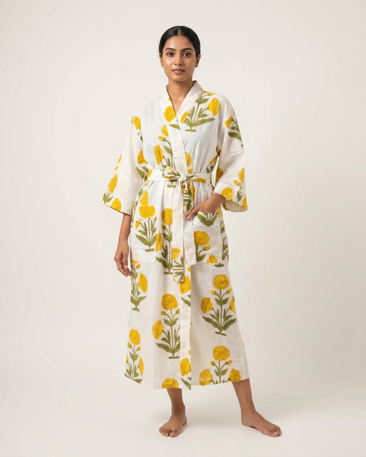 100% Cotton Kimono Robe