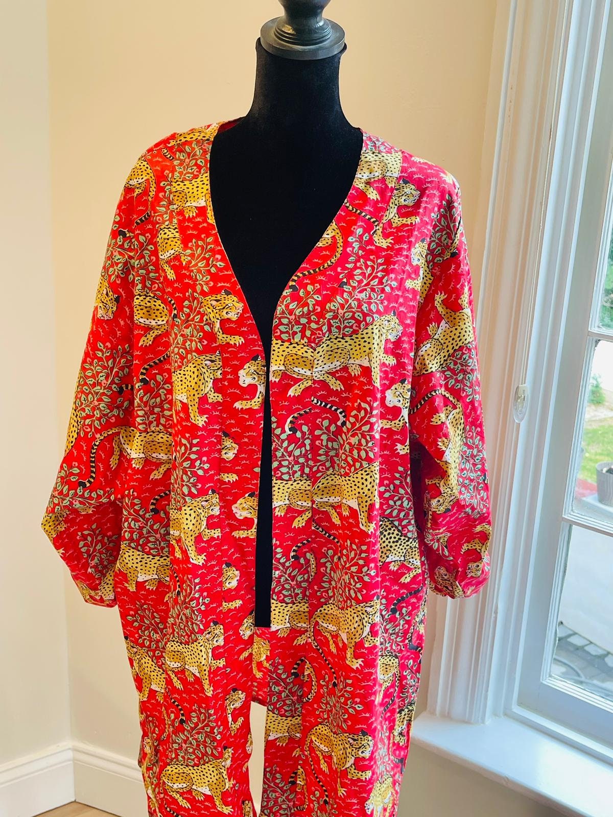The Essential Cotton Tiger Print Shrug
